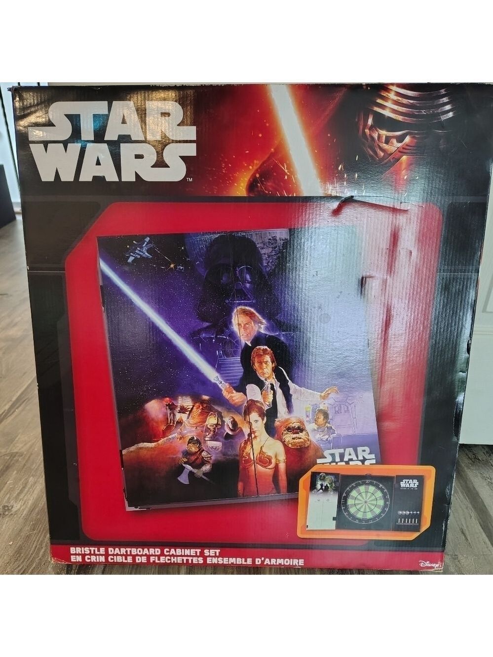 Star Wars - Return of the Jedi - Bristle Dart Board Cabinet Set - Disney